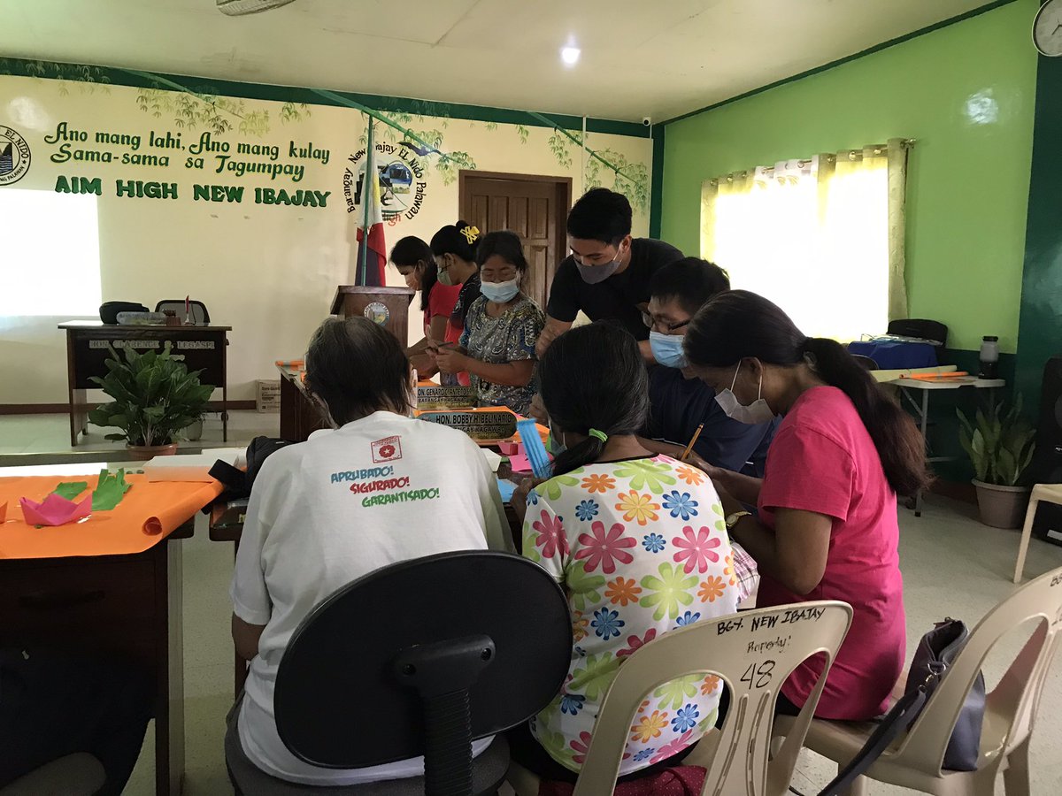 Community-Based Sustainable Tourism training in New Ibajay, El Nido. #CBST #elnido #palawan