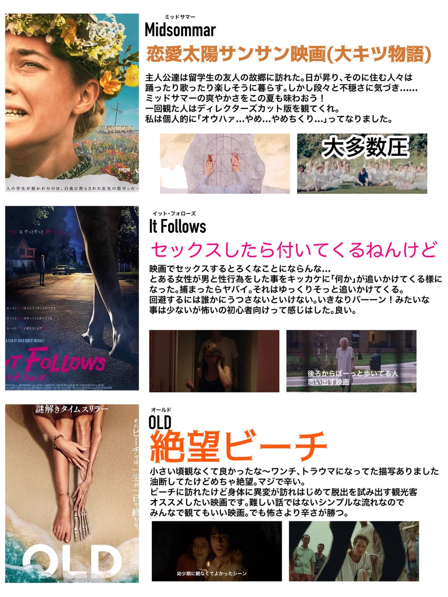 夏休みに観てほしい！オススメホラー映画一覧♪
