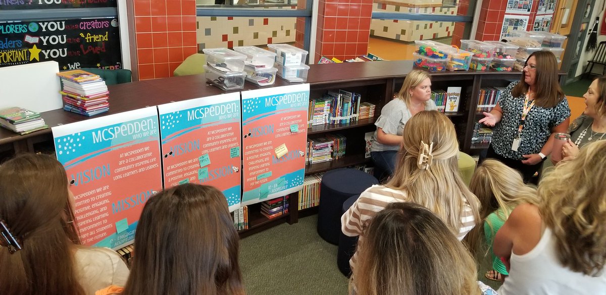 So excited to join the McSpedden team this year!  Loved the collaborative discussions among each grade level around the mission and vision!