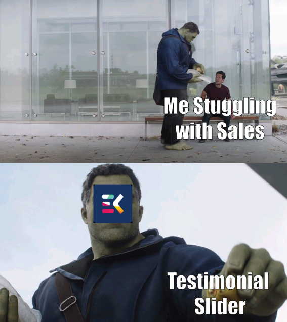 wpmetcom's tweet photo. A testimonial slider shows the testimonial text submitted by your customers. 
Learn More: https://t.co/bxnkl5r3YC
YouTube Video: https://t.co/bxnkl5r3YC
Documentation: https://t.co/dkcqRcRfE7

#WordPress #WordPressMeme #Testimonial #AvengersMeme https://t.co/GQCZzCrBYg