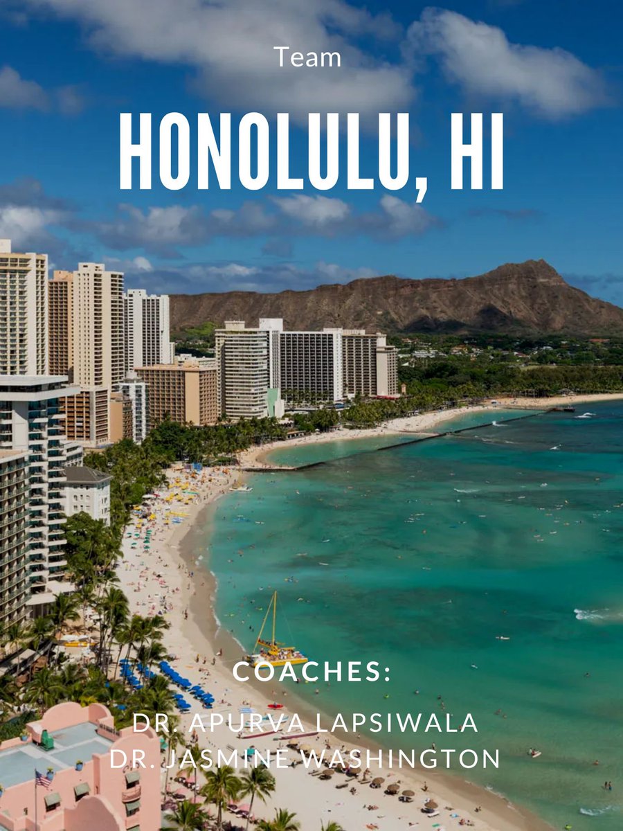Introducing Team Honolulu <a href="/NBLUniv/">NBLU: Renal Leaders</a> 2022 Nephrology Fellows - Dr Ayoub @TheNephBro <a href="/NU_Nephrology/">Northwestern Kidney</a> Dr Robbins <a href="/DukeKidney/">Duke Kidney</a> Dr Homida <a href="/MCW_Nephrology/">MCW Nephrology</a> Dr Saqqa <a href="/EmoryNephrology/">Emory Nephrology</a> Dr Thoonkuzhy <a href="/UMichKidney/">University of Michigan - Division of Nephrology</a> Dr Chadha @nush_chad <a href="/MiamiNephrology/">University of Miami Nephrology</a> Dr Thomas <a href="/docgeo12/">George Thomas</a> Coach <a href="/DrJTWashington/">Jasmine Washington, MD</a>