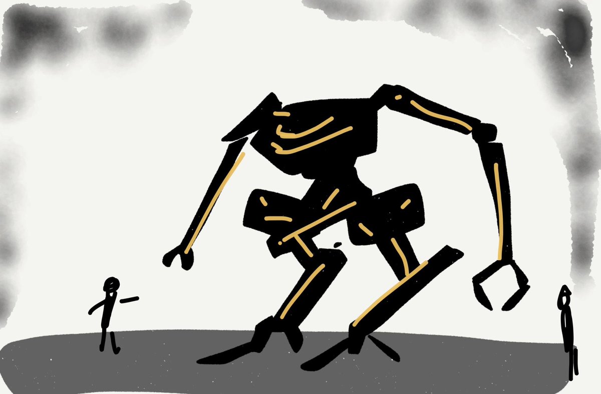Aiに雑な下絵をわたして 続きを描いておいて という実験をしたらこうなった Togetter