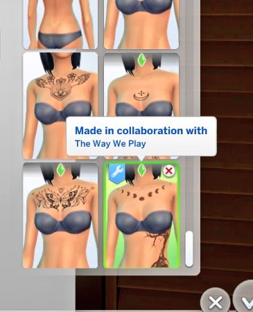 TheWayWePlayTS4's tweet photo. My first tattoo package inspired by watching one of @JayjamSims tutorials.
It works perfectly for my Sims which is pretty cool and I learned some new techniques I'll use in further #thesims4cc projects.
Free on https://t.co/VxGXSstegm https://t.co/k1OEjxW38N