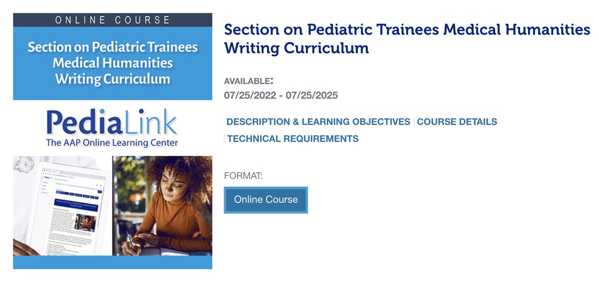 Prerana Chatty, MD (@preranachatty) on Twitter photo Sharing some exciting news! A medical humanities writing curriculum I got to work on, spearheaded by the incredible <a href="/ChrisGawMD/">Christopher Gaw, MD, MPH, MBE</a>, is launched on the <a href="/AmerAcadPeds/">American Academy of Pediatrics</a>/<a href="/AAPSOPT/">AAP Peds Trainees</a> websites (for free)! Grateful to have been involved in this amazing project. bit.ly/SOPT_Writing_C… Sharing some exciting news! A medical humanities writing curriculum I got to work on, spearheaded by the incredible <a href="/ChrisGawMD/">Christopher Gaw, MD, MPH, MBE</a>, is launched on the <a href="/AmerAcadPeds/">American Academy of Pediatrics</a>/<a href="/AAPSOPT/">AAP Peds Trainees</a> websites (for free)! Grateful to have been involved in this amazing project. bit.ly/SOPT_Writing_C…