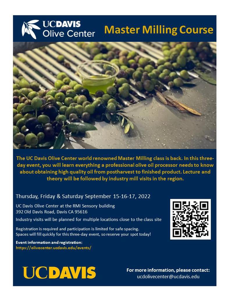 UC Davis Olive Center tweet media