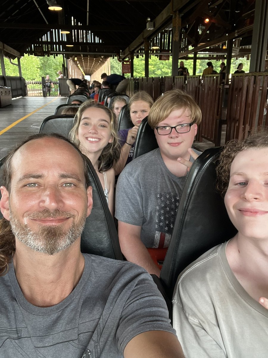 Here are some pics from the Band and Choir Kings Island trip today.  The kids had a blast!