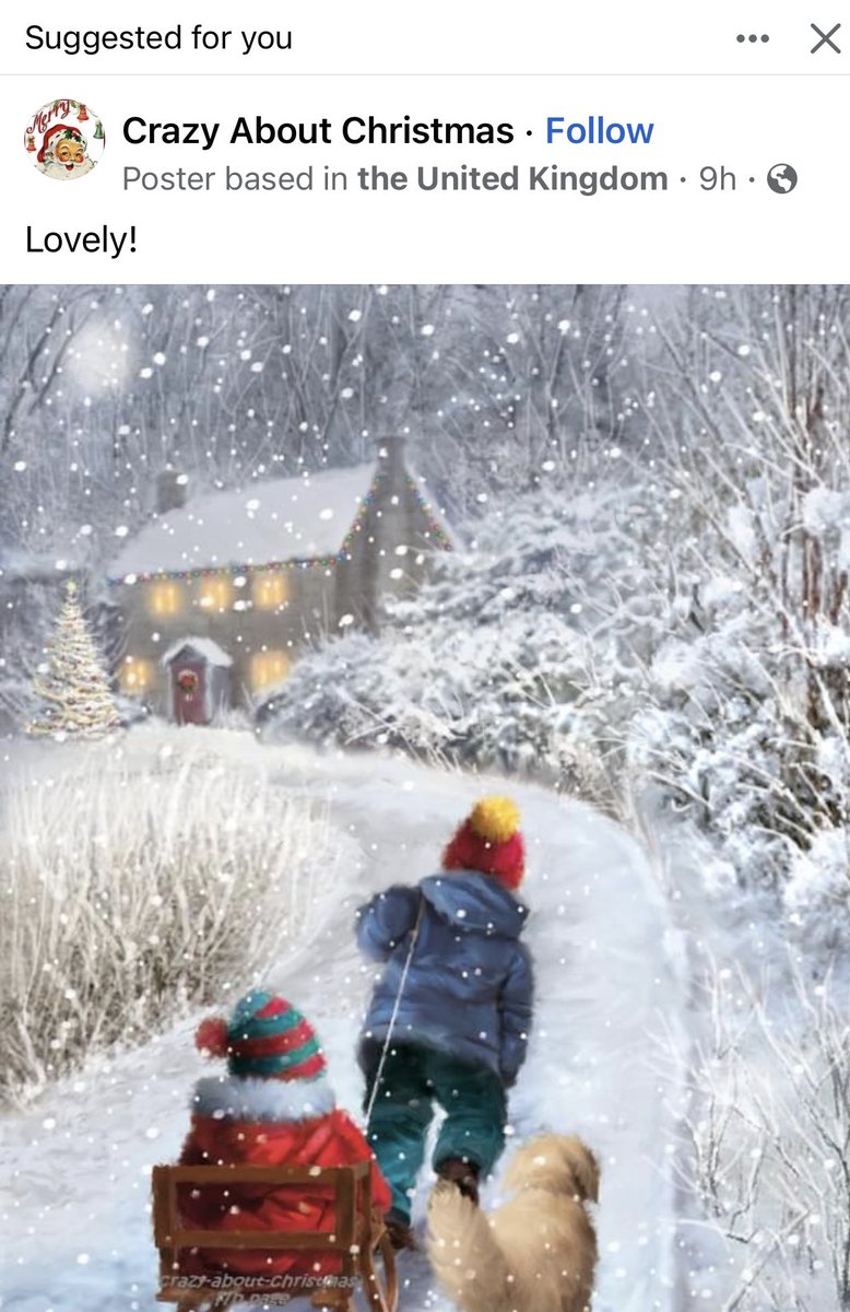 rkarides's tweet image. This popped up on my Facebook Suggested For You. I, literally, moved across the country so I would never have to walk my dog in the snow again. And, I’m Jewish. #facebookfail #brokenalgorithm #wtf #nope
