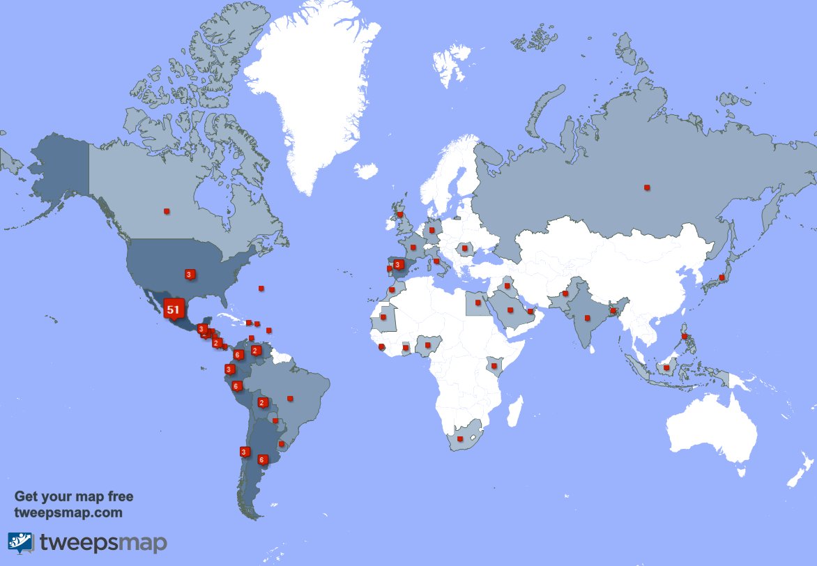 I have 3 new followers from Costa Rica, and more last week. See tweepsmap.com/!DrBrandCR