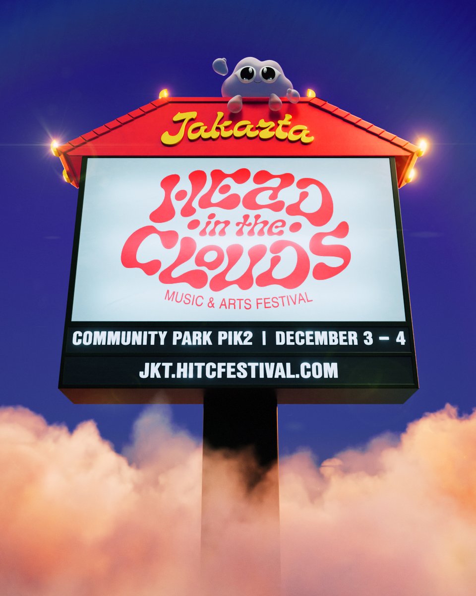 88RISING PROUDLY ANNOUNCES HEAD IN THE CLOUDS JAKARTA!

DECEMBER 3 & 4 AT COMMUNITY PARK PIK2

2-Day passes to Head In The Clouds Jakarta go on sale this Thursday, August 04 10am JKT TIME

Passes available at JKT.HITCFESTIVAL.COM ❤️🌤❤️☁️