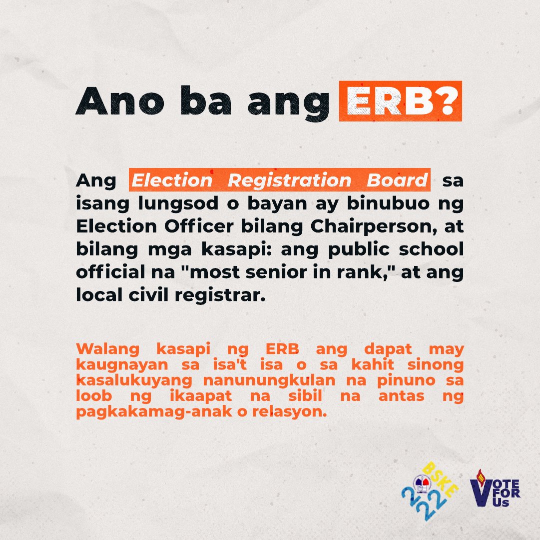 NAMFREL on Twitter "Ano ang ERB? Para saan ang ERB hearings at ano'ng