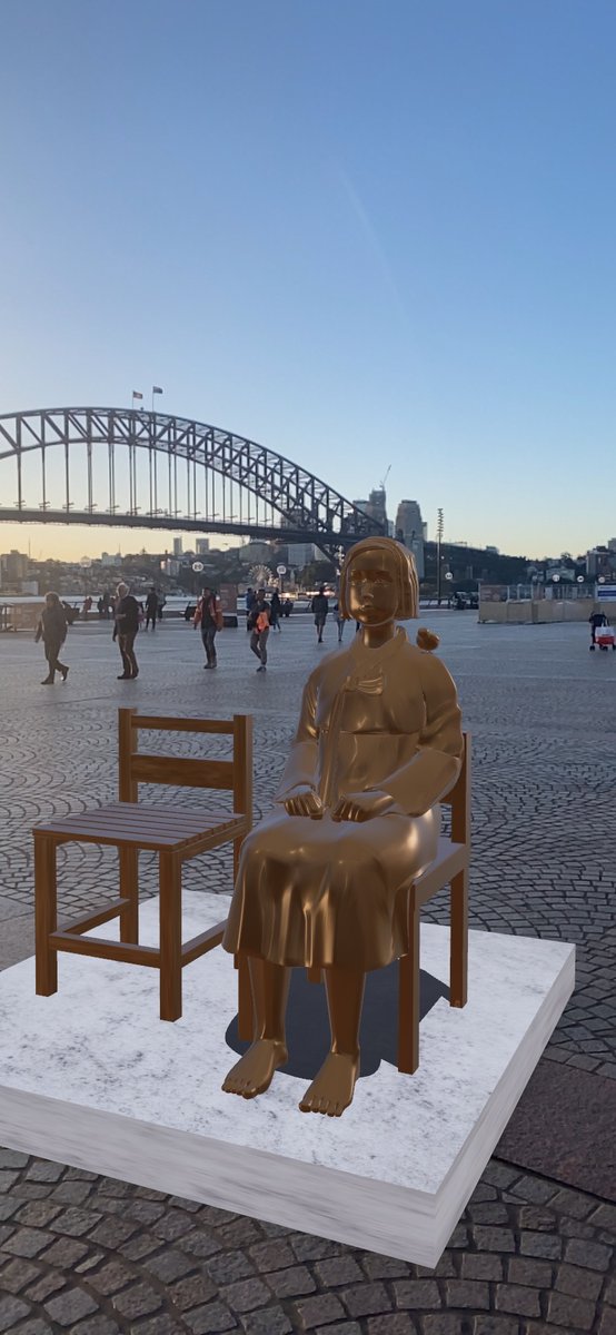 fcws_au's tweet photo. Virtual Statue of Peace In Sydney Australia 💜🦋
@war_women #PlaceforPeace #InternationalMemorialDayforComfortWomen #ComfortWomen https://t.co/5dfVXCjgGx