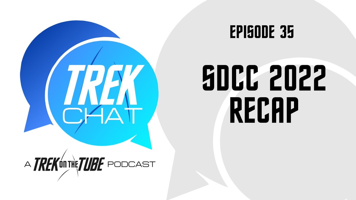 TrekOnTheTube's tweet photo. It's that time of month... The new #TrekChat is out!
@larrynemecek and @starfleetboy join me to talk about the SDCC news. Trust. It's a fun time 🖖❤
YouTube link: https://t.co/J9O0hG2qub
Anchor link: https://t.co/GCDOOEiJUN https://t.co/ngvQCeoxFz