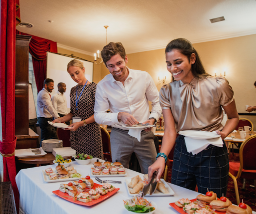 theCBMgroup's tweet photo. Are you in need of catering for your next corporate event? We offer an extensive and inclusive menu that is able to meet any special accommodations your employees need! #CateringByMarios https://t.co/7LVu7aFMOl https://t.co/icOm2ZI9KA