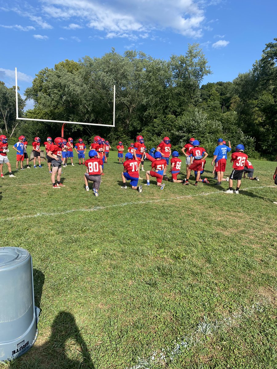 Gosh did I miss football season! Camp number one ✅
<a href="/FortFryeFball/">Fort Frye Football</a>