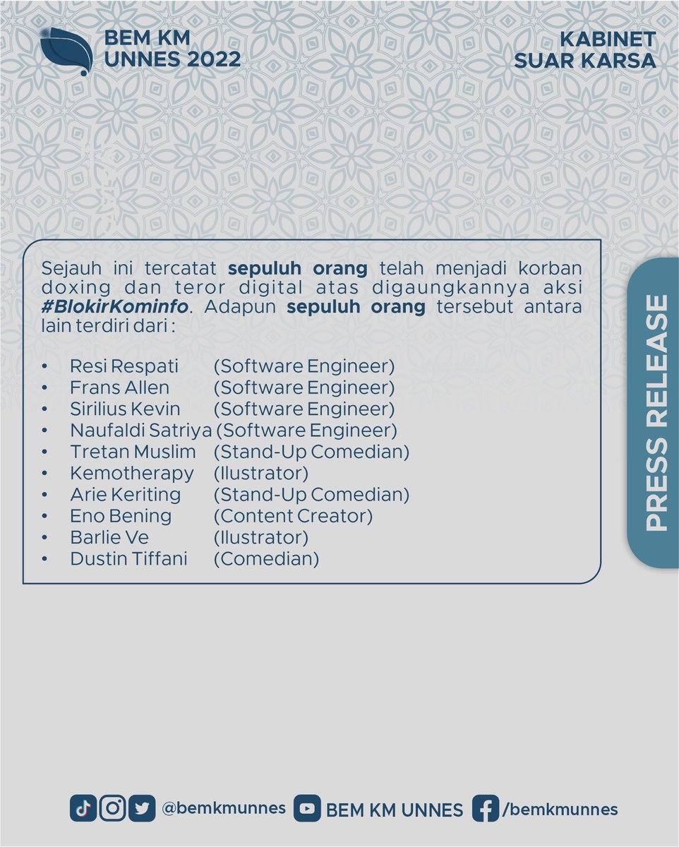 #BlokirKominfo
#TolakPermenkominfoPSELingkupPrivat