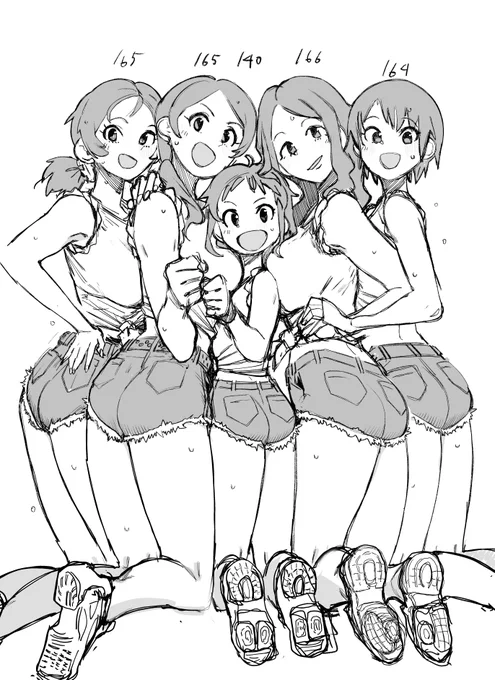 集めるとこうなる5人だオラッ!!!!! 