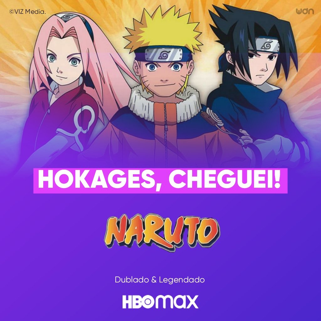 Naruto estreia na HBO Max com nova dublagem