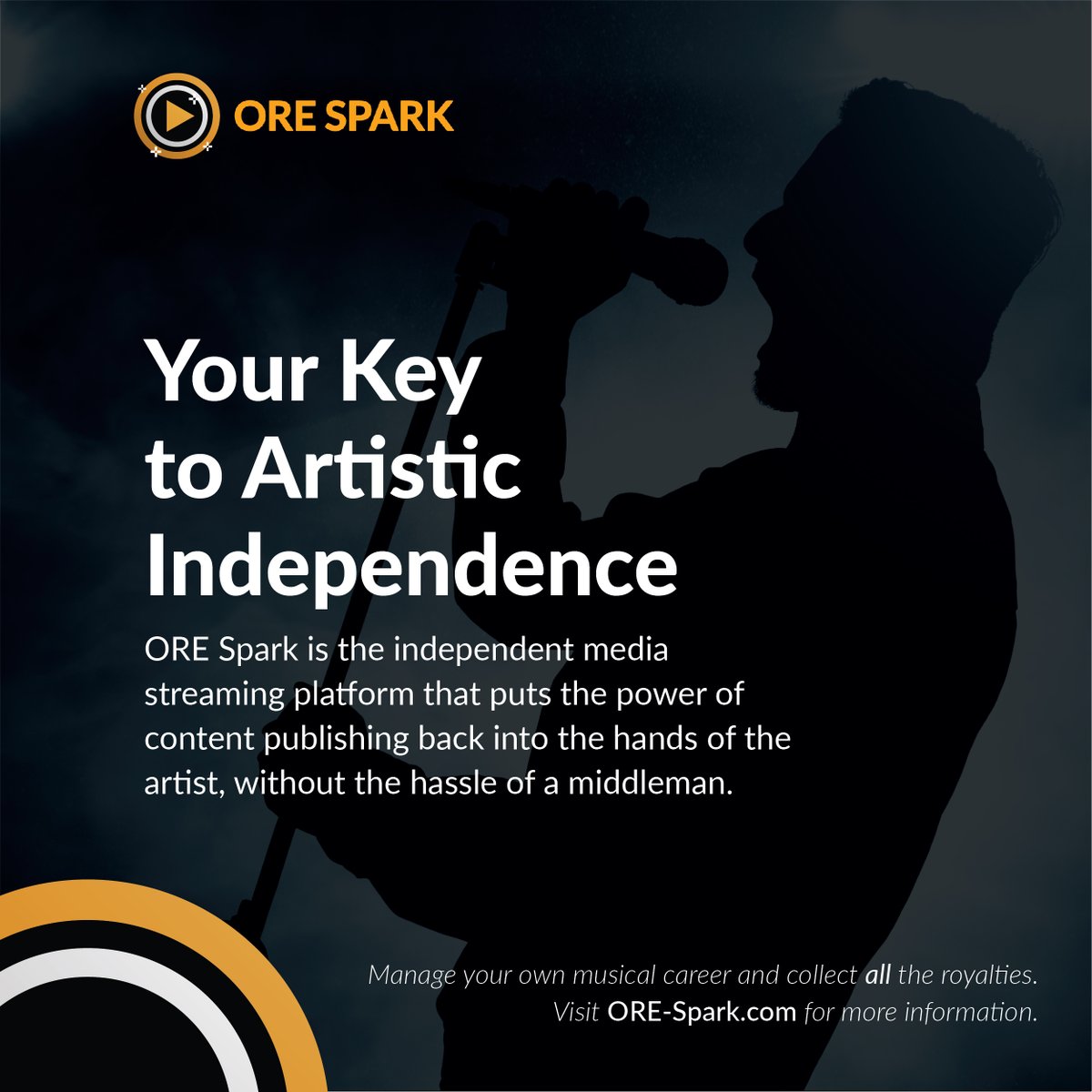 We are excited to announce a revolution and evolution in music! We are changing the game…Let’s Play! 
@ORESystemNFT #music #MusicNFTs #Spotify #itunes  #RockAndRoll #hiphop #Lollapalooza2022 #NFT #musicians 

SIGN UP NOW -    ORE-Spark.com
