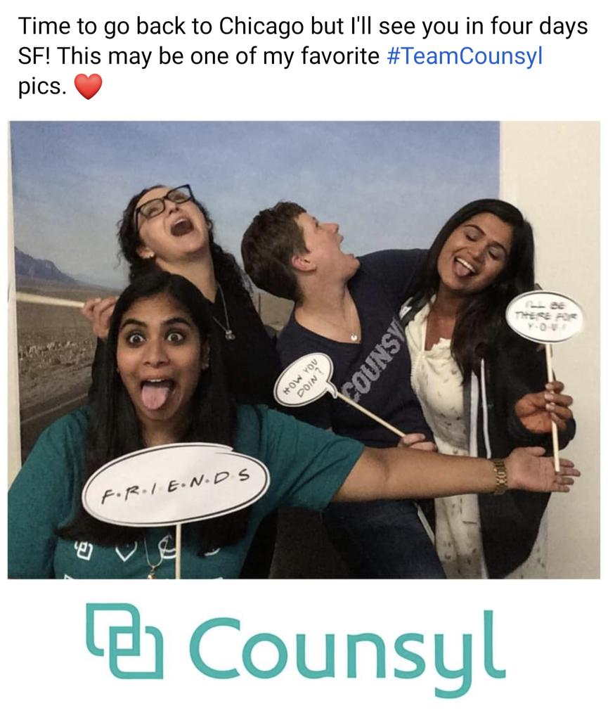 aishuarjun's tweet photo. What a wild four years it's been since we took this picture. The end of an era. @carrie_haverty @bethwdenne @shreshthaG_ #TC4Ever https://t.co/xwrc3lnXl0