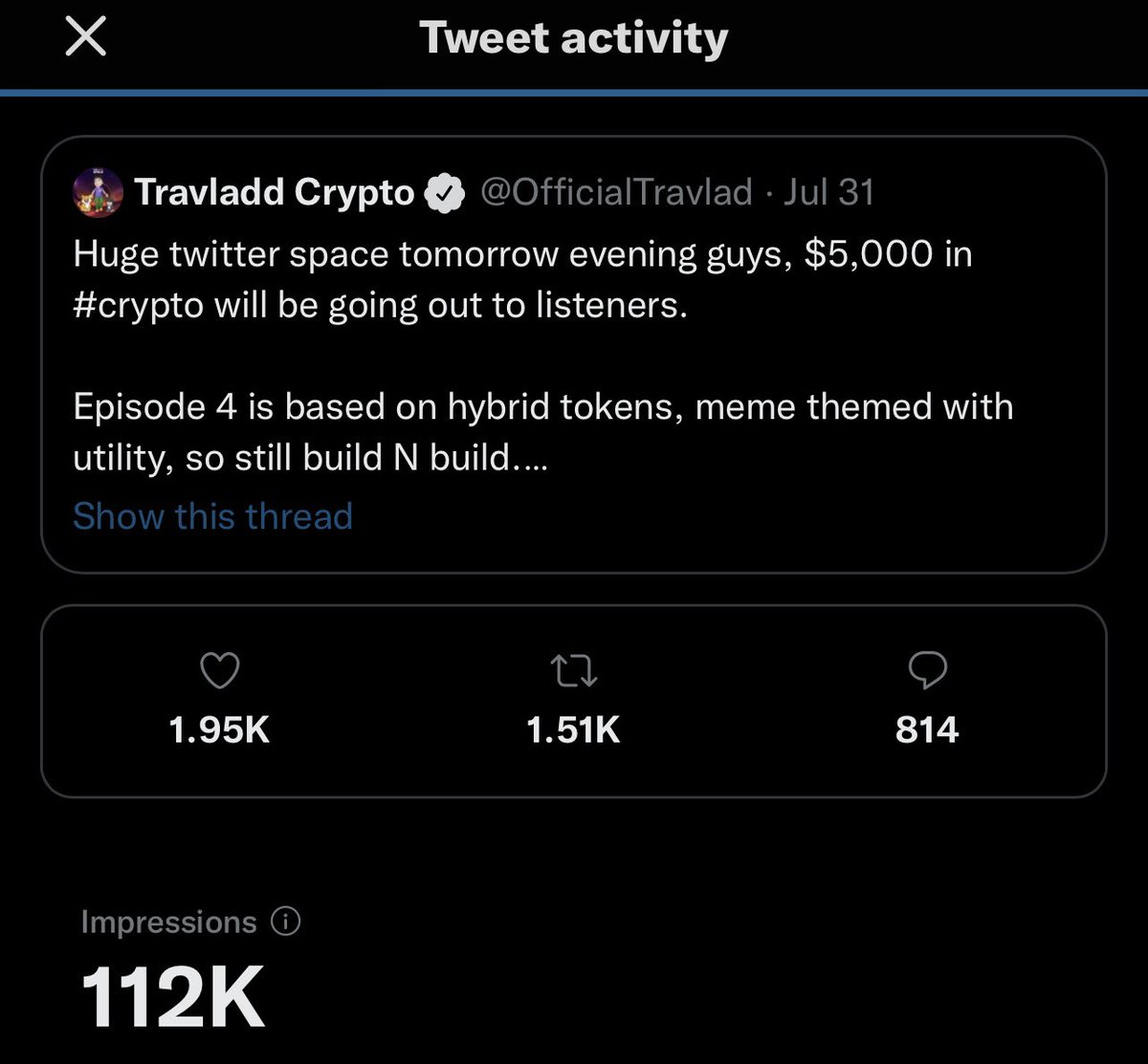 Travladd Crypto 𐤊 tweet media