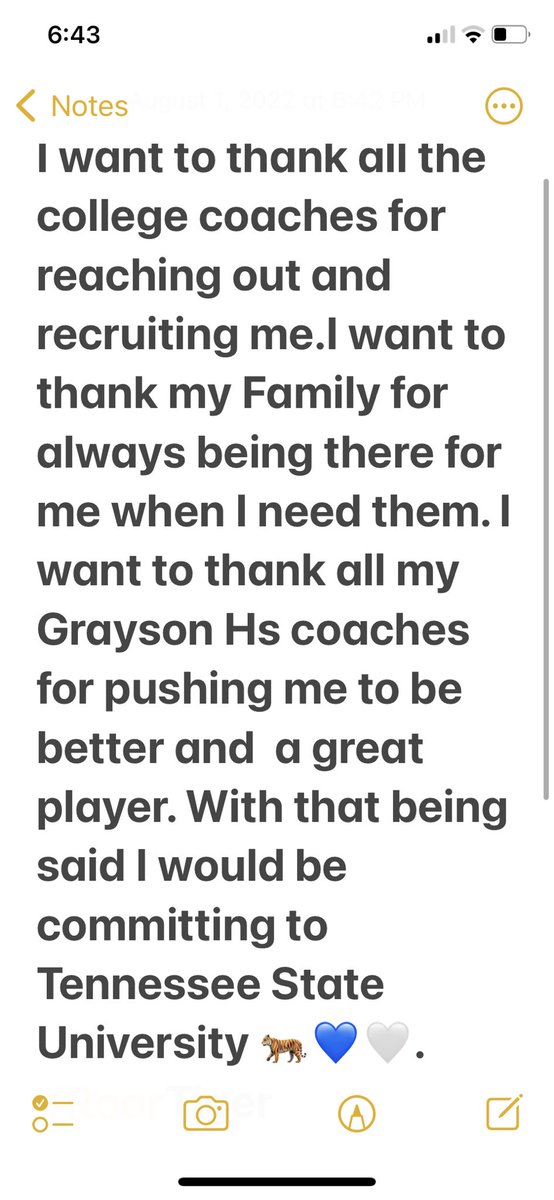 HadineDiaby's tweet photo. 1000% committed @Coach_Hoff_TSU @coachtheronaych @EddieGeorge2727 @CoachAlewis #RoarTiger x #GUTS https://t.co/lr9nByqYzq