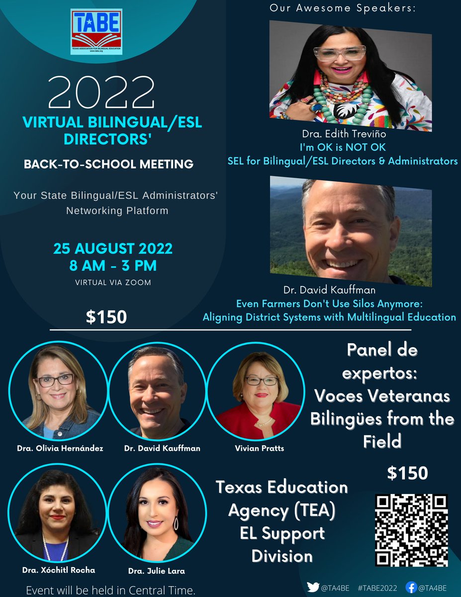 Back-to-School event for Bilingual Directors! Save the date!
