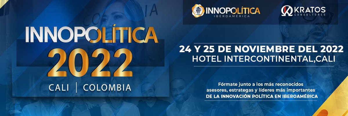 ¿Que si vamos a tener evento Innopolitica este año? ¡Claro que sí!🥳
Fórmate junto a los más reconocidos asesores, estrategas y líderes más importantes de la innovación política en Iberoamérica 🤓

Nos vemos el 24 y 25 de noviembre en Cali, Colombia🇨🇴 

¡pronto más información!🤩