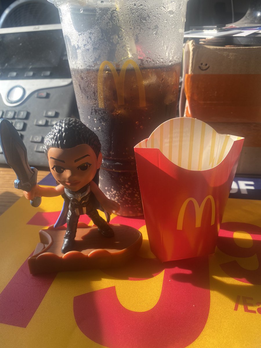 Mr_Moose62's tweet photo. @McDonalds better chill with these fries. The 4 that were in here were about 3 too many. Thanks for the sick toy though. https://t.co/6OegL2O7eP
