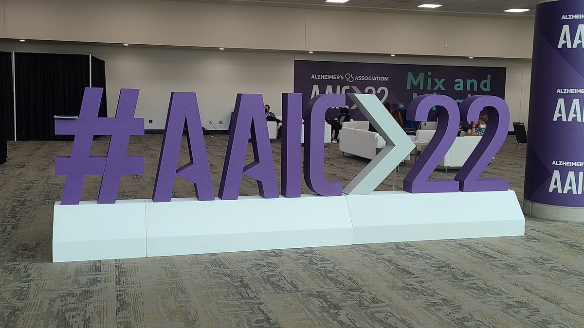 Soaking in the sun and the science at #AAIC2022 in #SanDiego!
