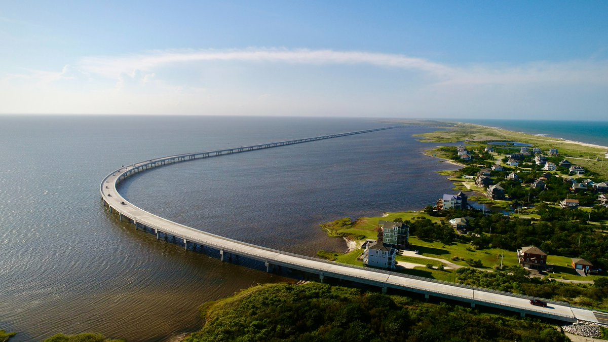surforsound's tweet photo. The Rodanthe "Jug Handle" Bridge officially opened last week!🎉 What an exciting new part of Hatteras Island travels for both visitors and locals!☀️ https://t.co/HSB0PaEKGf