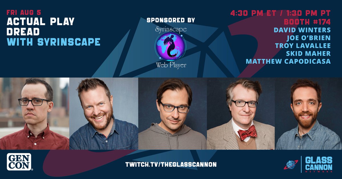 The Glass Cannon Network (@glasscannonpod) on Twitter photo 