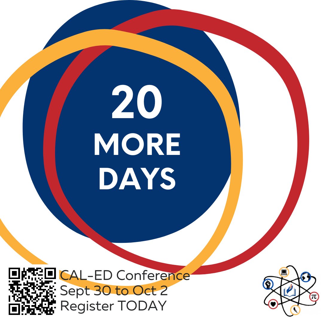 CaledOrg's tweet photo. 20 days left!
Haven't registered yet? Don't wait!
#caled #caledorg #deafed #deafeducation https://t.co/y3NvoZPYKp