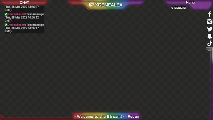 kasey_cullen's tweet image. My console overlay WITH alerts , my twitter , and my twitch (working on it) , are always pride or asexual themed , I&apos;m proud of myself to be apart of the pride family !! #consolestreaming #Asexuality #PrideFamily