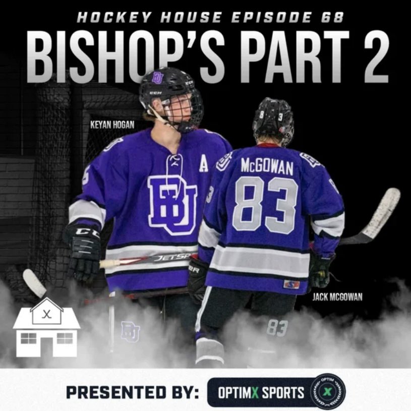 Check out the latest episode of <a href="/hockeyhousepod/">Hockey House</a> to listen to Keyan Hogan and Jack McGowan talk about the adversity we faced last season along with how excited the team is with our recent league &amp; conference news. Listen on Spotify, Apple podcasts or any similar app. Link in bio!