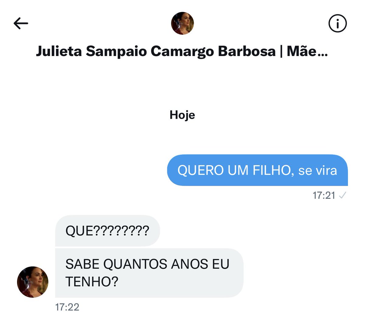 Hoje ela me mata <a href="/RainhaDoCafe/">Julieta Sampaio Cavalcante</a>