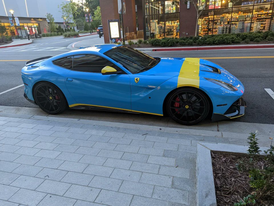 GAFollowers's tweet photo. Rare sighting of a Ferrari F12 Berlinetta seen at the Battery.

📸 u/notmonkeyfarm https://t.co/MKX3inwhrK