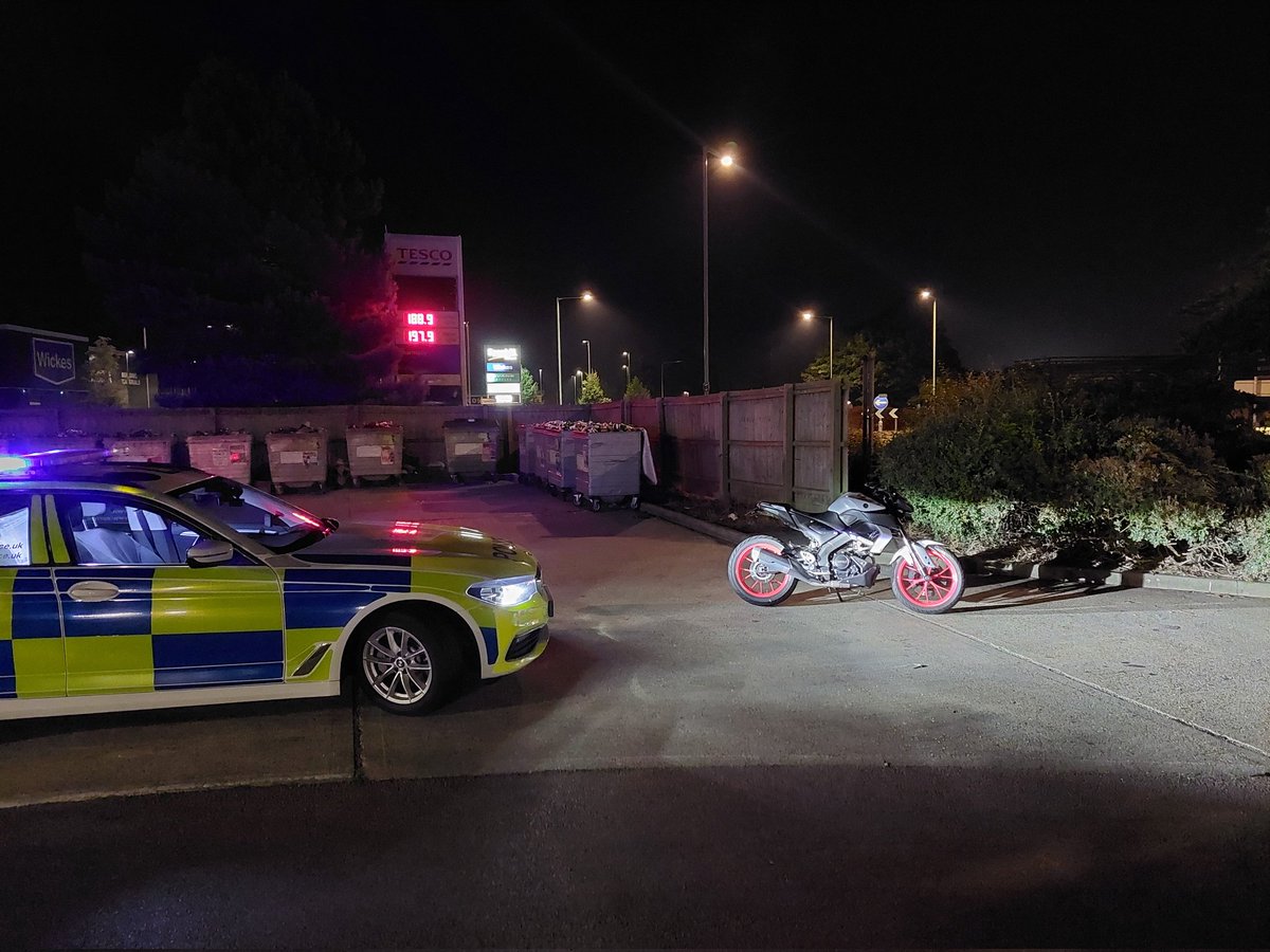 NSRAPT's tweet photo. First vehicle seen for the #TrafficNightCar leaving #PHQ tonight. 

Driving otherwise than in accordance with licence,
Registration plate not lit at not,
Registration plate too small,
Wing mirrors removed,
Possession Class B,
Drug drive

#PC1588 #PC1690 https://t.co/MF40f1I1R8