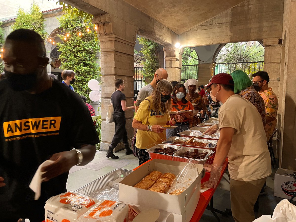 AnswerLA's tweet photo. Another great Noche Cubana! Thank you to all who attended, we’re glad to have met many new faces &amp; danced with old friends! US sanctions against Cuba are a terrible act of war that denies Cubans full access to medicine and this Noche we gathered funds to send medical aid to Cuba! https://t.co/96pjej1qKj