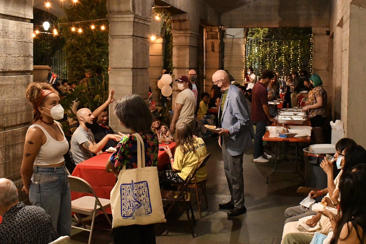 AnswerLA's tweet photo. Another great Noche Cubana! Thank you to all who attended, we’re glad to have met many new faces &amp; danced with old friends! US sanctions against Cuba are a terrible act of war that denies Cubans full access to medicine and this Noche we gathered funds to send medical aid to Cuba! https://t.co/96pjej1qKj