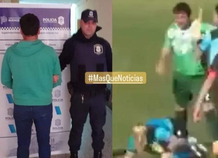 ⚠️❌ #CristianTirone, jugador de Deportivo Garmense, fue suspendido de por vida por la dirigencia del club. 

El futbolista había agredido de manera cobarde a la árbitra del partido el último domingo, por lo que rápidamente fue detenido. Más 👇
m.facebook.com/story.php?stor…