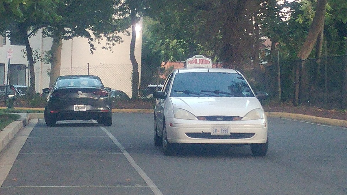 XavierHalloran's tweet photo. It's not about parking availability.  It's about convenience.  It was easier to park anywhere than to just pull slightly to the right. https://t.co/loEqRVYtwu