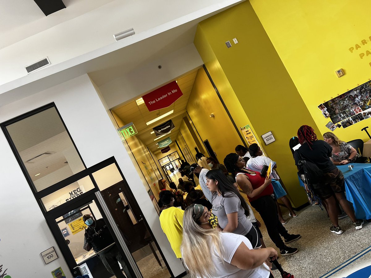 prinfrazier's tweet photo. @BibbSchools have had an outstanding turnout for Open House. The halls of Ingram-Pye were teaming with eager students and engaged parents. #BCSDVIP #Built4Bibb #150years https://t.co/WIppUkyxoA