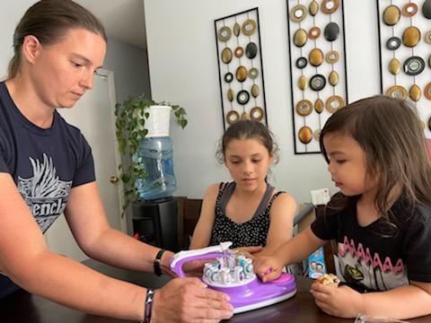 EMTBambi13's tweet photo. Got the pleasure of sharing some fun crafty activities at my first @tryazon party! The kids had a blast trying out the Bead & Braiderbracelet/necklace maker. The Stitch N Style gave us a little bit of trouble , but once we got it rolling we made scrunchies! #coolmaker #spinmaster https://t.co/1kYdnEWOAx