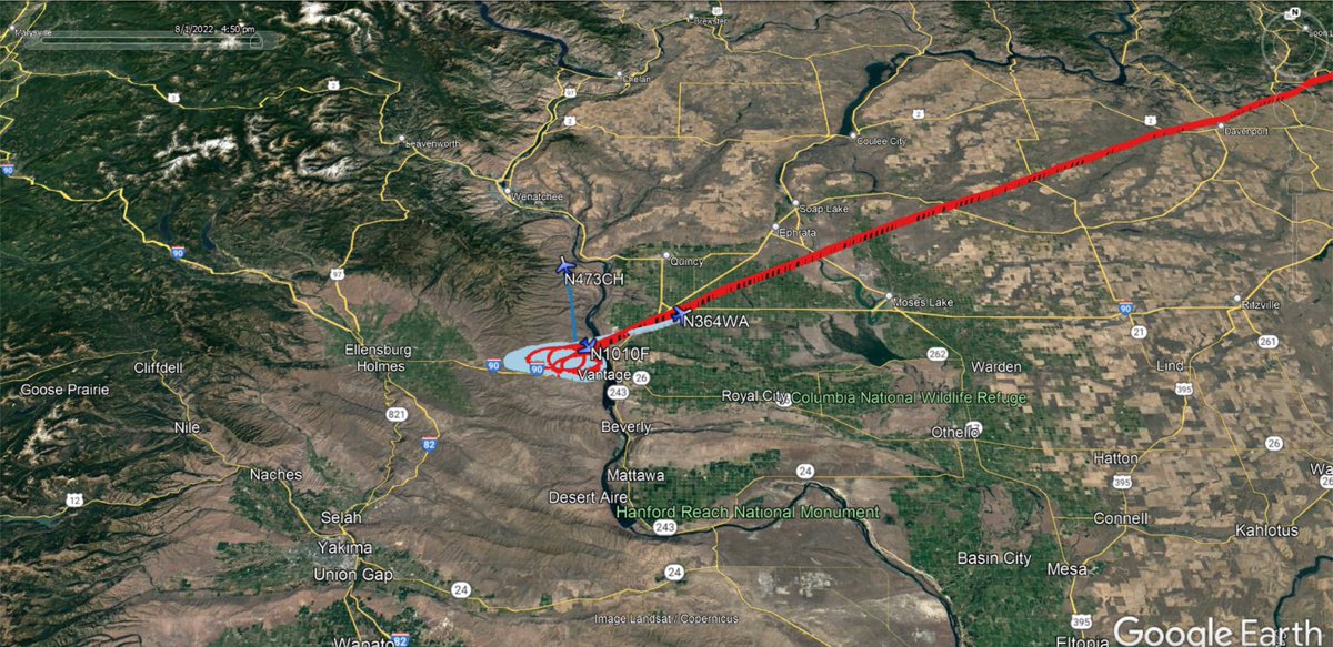 fire_feeds's tweet photo. Firefighting aircraft over the #VantageHighwayFire in #KittitasCounty, fire is at 5,000 acres and has closed #Interstate90 #I90
https://t.co/Z2uXmnbpHN
Vanarsdale Air-Air Tactical Aircraft
#N1010F
Spur Aviation-Air Tactical Aircraft
#N364WA
Columbia Heli
#N473CH
🇺🇸❤️🔥 https://t.co/J4S3sMYf4f