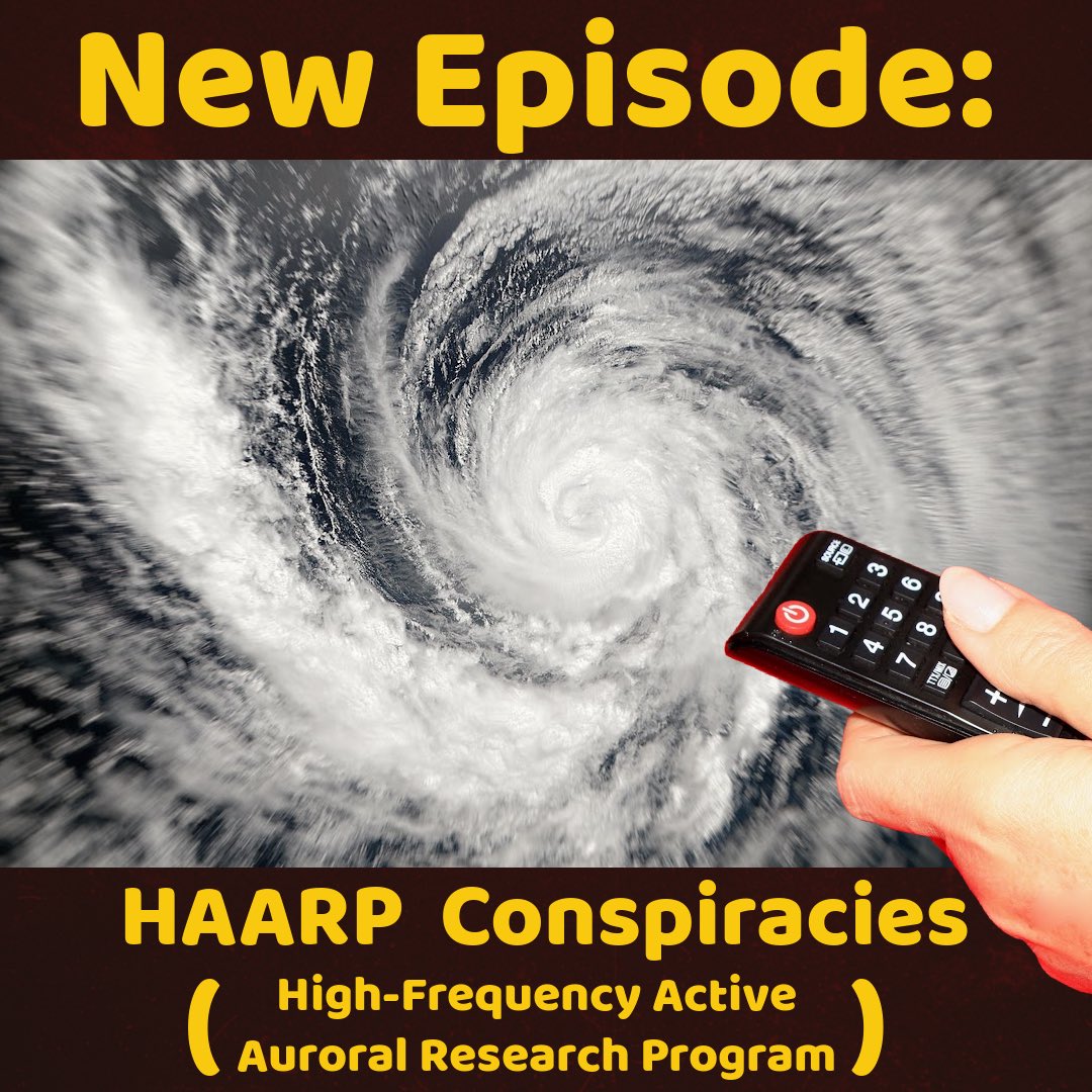 Does the US government control the weather? Find out in our newest episode: HAARP!