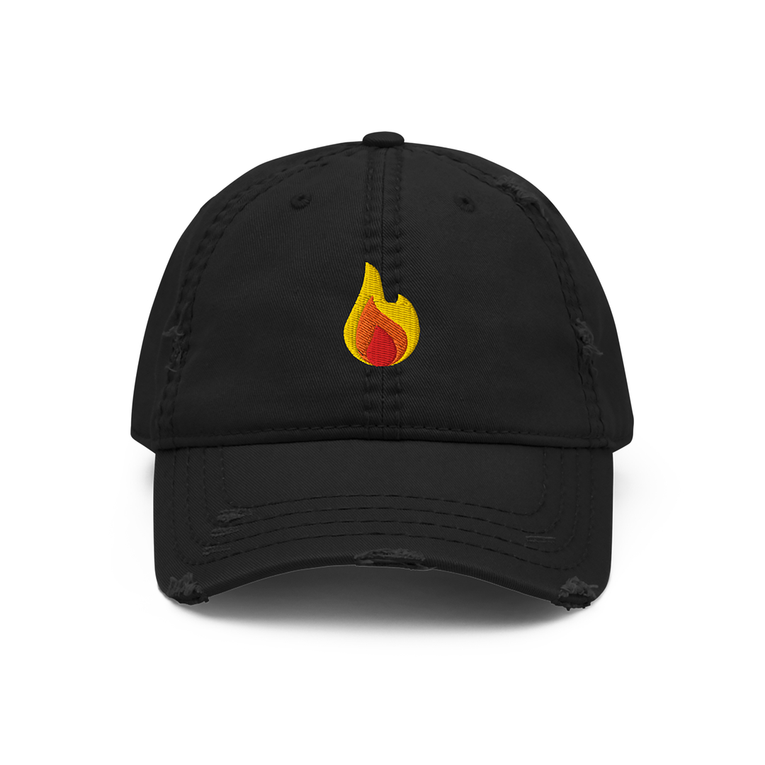 drypfactory's tweet photo. Flame on and spread your fire with this distressed dad hat 🔥 It's the perfect hat to throw on to cover up a bad hair day or to rock a casual look 💧

🔗 Shop now — https://t.co/BHz9bmaNt9
•
•
•
•
#drypf https://t.co/SQhht5CS5P