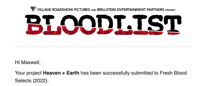 heeschmoney's tweet photo. Okay, @TheBloodList, let's dance.
#FreshBloodSelects https://t.co/RUquUdLOk3