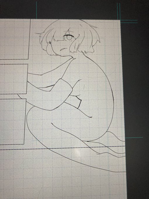 原稿ちゃんと描き始めました 