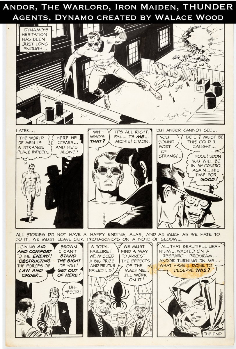 ContactWood's tweet photo. #THUNDERAgent anti-hero #ANDOR was famously created by Wallace Wood in the 1960s. #Disney #StarWars #LucasFilm seems to be inspired by Wood — AGAIN with no credit — in 2022! https://t.co/hTRYJXP6EL