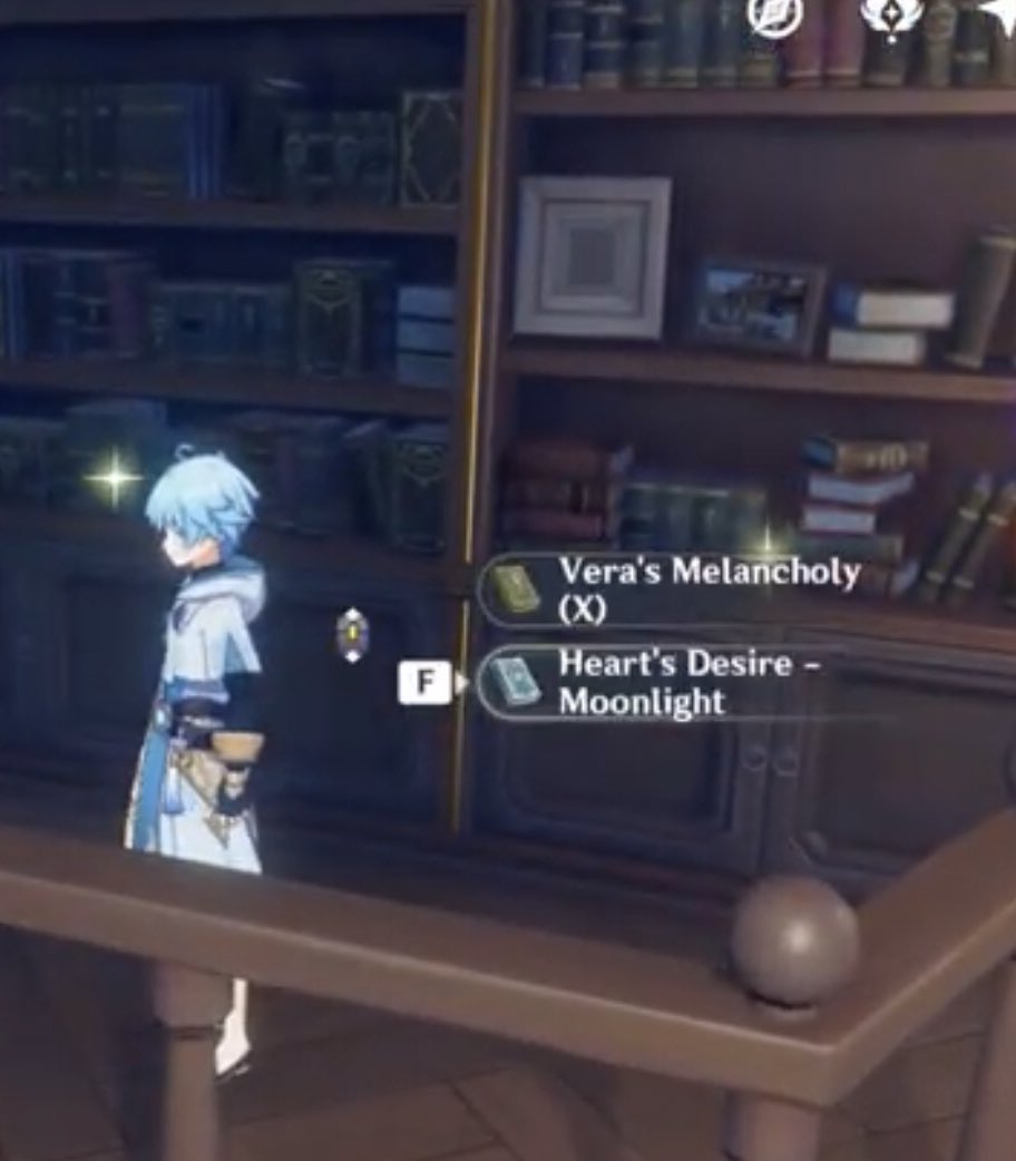 noctuaminor's tweet photo. genshin spoilers / diluc event spoilers 
!!

i think there is such an unspoken tenderness and longing that Jean keeps Diluc’s reply letter in over for years in the same part of her library where she keeps her romance novels https://t.co/hKK2cCxW8c